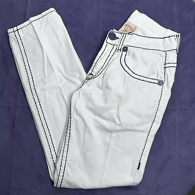 True Religion Men’s Straight Leg White Stitching Sz 30 Jeans • $65