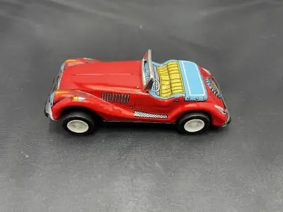 MG Minicar Color Red Vintage Tin Toy Made In Japan • $58