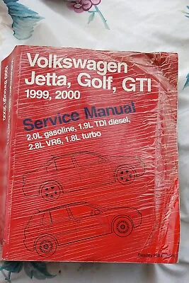 Volkswagen Jetta Golf GTI Service Manual: 1999-2000 1st Edition  • $70