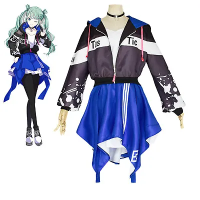 Anime Project Sekai Color Stage Vocaloid Miku Singer Plan Cosplay Costume Party • $47.83