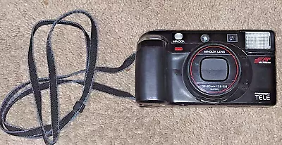 Minolta Freedom Tele AF Multibeam 35mm Camera 38-80mm/2.8-5.6 Macro. Tested • $29.95