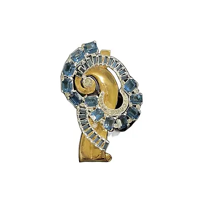 McClelland Barclay Brooch Rhinestone Jewelry • $150