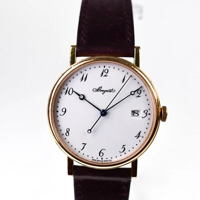 $11950 • Buy Breguet Classique 5177BR/29/9V6 38mm Extra Thin Rose Gold Automatic Enamel 777q