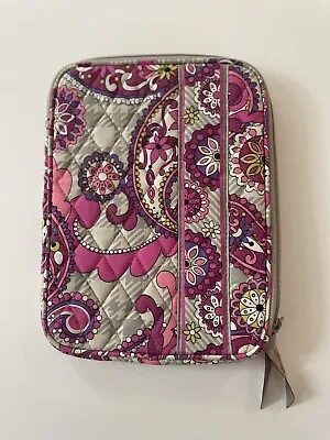 Vera Bradley Purple Paisley 5 X 6 Tablet IPad EReader Book Zip Cover Case • $11.95