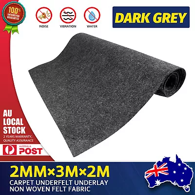 Underfelt Dark Gray 200*300 FIT Renault Fluence 2014 X38 Sedan 2.0 Petrol 103kW • $49.99