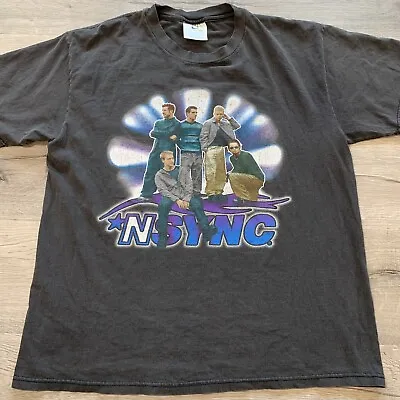 Vintage 1999 *Nsync World Tour Merch T Shirt Sz L Winterland Tag Rare Vtg • $69.99