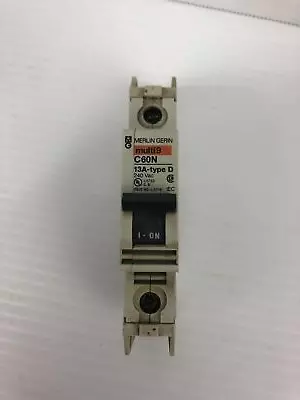 Merlin Gerin C60N Circuit Breaker Multi 9 Type D 13A 1P • $16