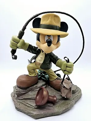 Disney Medium Big Fig Mickey Mouse Indiana Jones 13  Figurine Alavezos In Box • $449.95