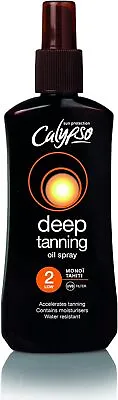 Calypso Deep Tanning Monoi Tahiti Oil Spray SPF2 - 200 Ml • £9.49