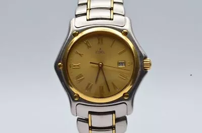 Ebel 1911 Men's Watch Steel/Gold 37MM Top Condition 8 Orig. Steel Bracelet • £1033.93