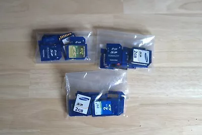 Lot Of (10) - 2GB Micro SD/SDHC Card USED - Tested & Working! • $19.99