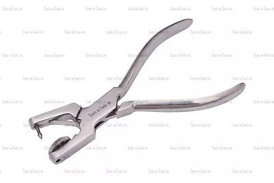 Pliers Style 7'' Jewellery Rotatory 5 Hole Punch Pliers Metal Leather Sheets Dam • £11.69