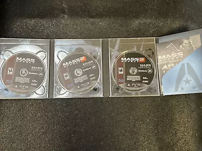 Mass Effect Trilogy (Sony Playstation 3 PS3) 3 Disc Set • $15.99