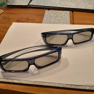 Panasonic Viera 3D Glasses X 2 Pairs TY-EP3D20 • £5