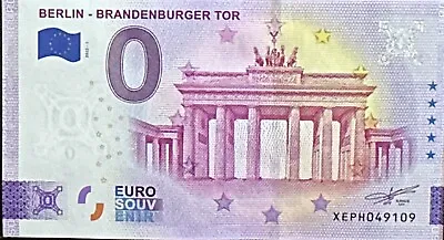 Ticket 0 Euro Berlin Brandeburger Tor Germany 2023 Number Various • £5.87