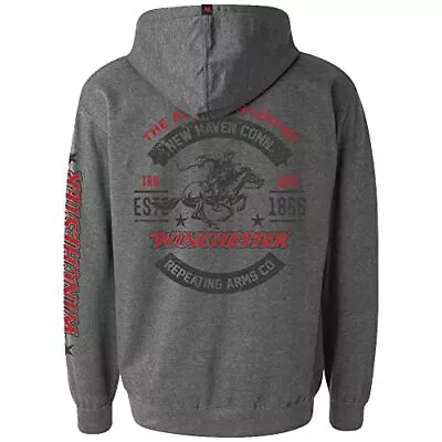 Winchester Pro -The American Rider Fleece Mens Pullover Hooded Sweatshirt • $34.99