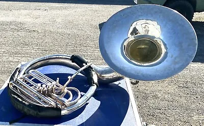 Mirafone/Miraphone #13004 4-Valve Sousaphone/Tuba Made In Germany W/Anvil Case • $4750