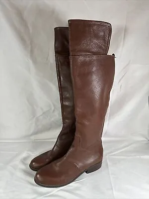Vintage Nine 9 West Women’s Knee High Boots Size 8.5 Brown • $19.99