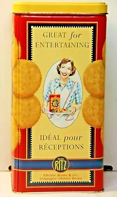 60TH ANNIVERSARY 1935 - 1995 Christie's RITZ CRACKERS 450 G Vintage Tin Can • $8.86