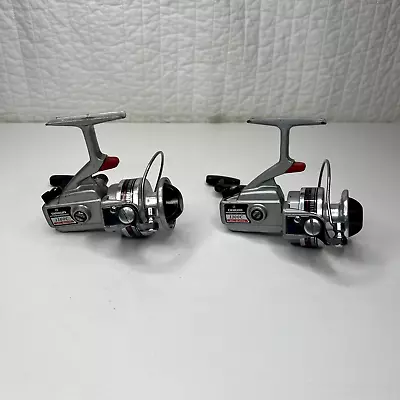 Pair (2x) Vintage Daiwa 1300c Open Face Spinning Fishing Reel Made • $24.99