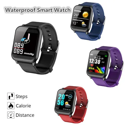 $42.01 • Buy Waterproof Smart Watch Heart Rate Bracelet Women Gift For IPhone Android Samsung