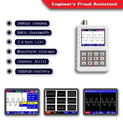 DSO FNIRSI PRO Handheld Mini Portable Digital Oscilloscope 5MHz Bandwidth • £43