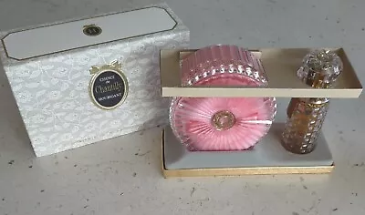 Vtg Houbigant Chantilly Gift Set Dusting Powder 5 Oz Perfume Eau De Toilette 2oz • $79
