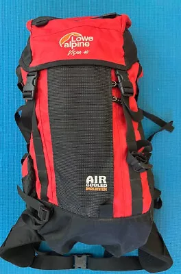 Backpack Lowe Alpine Vision 40 Red Easy To Carry Used Twice And Stored • $65