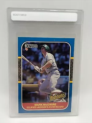 1987 Donruss Highlights Mark McGwire Rookie Baseball Card #46 Mint FREE SHIPPING • $1.95