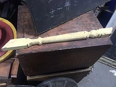 C1930's Oak Staircase Baluster Spindle - 29.5  X 2 3/16  X 1 1/8  - Flat Profile • $139