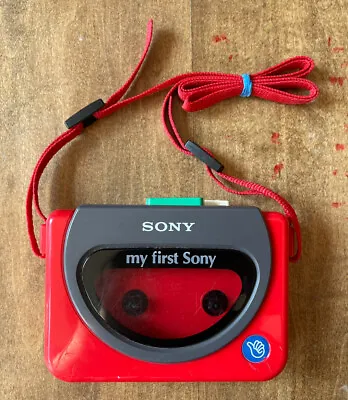 Vintage My First Sony Walkman WM-3000 Sony Cassette Tape Player As Parts Only    • $34.99