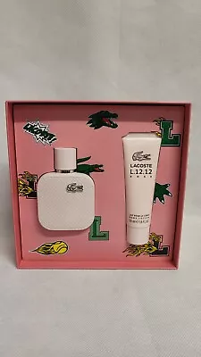 Lacoste L.12.12 Rose Eau De Parfum 50ml Edp + Body Lotion Gift Set Womens Perfum • £38.99