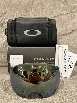 New Oakley Flight Deck M With Prizm Sage Gold Goggles • $149.99