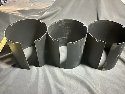 Lot (3) Vintage Crouse Hinds Metal  Signal Traffic Light Visors Tunnel Shields • $55