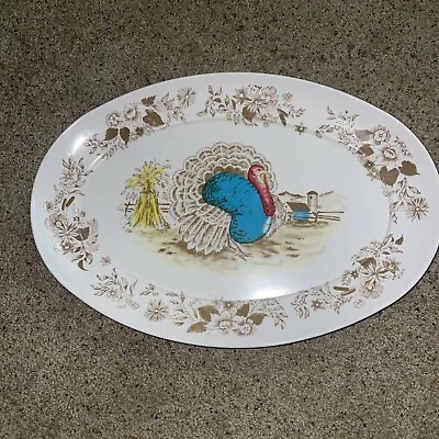 Vintage APOLLO WARE Turkey Melamine Melmac Platter - 21  Thanksgiving • $30