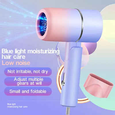 2600W Portable Hair Dryer Professional Household Electric Hairdryer Foldable A+ • £9.49