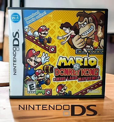 Mario Vs. Donkey Kong: Mini-Land Mayhem (Nintendo DS 2010) Complete-USA • $49.95