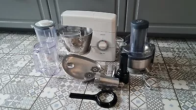 KENWOOD CHEF CLASSIC Mixer Blender Food Grinder Juice Maker Attachments • £250