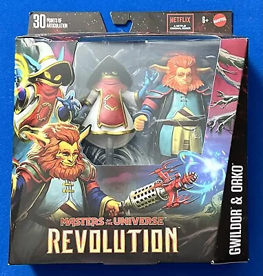 Masterverse Masters Of The Universe Revolution Orko & Gwildor 2-Pack 2024 Mattel • $48.99