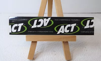 ACT (Fox) Shock Decal Snowmobile Vintage 5  X 1.1  3X • $18.95