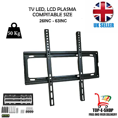 Tv Wall Bracket Mount Tilt Lcd Led Plasma 26 30 32 40 42 50 55 Inch For Lg Sony • £10.32