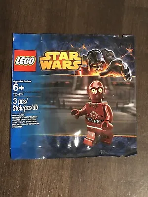 Lego TC-4 Protocol Droid 5002122 Polybag Star Wars Minifigure New Sealed Retired • $39.99