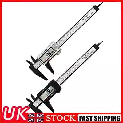 £7.99 • Buy Digital Vernier Caliper LCD Electronic Ruler Inner Outer Diameter Depth Measure