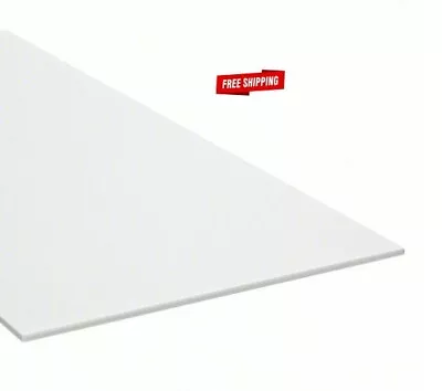 Plastic Sheet High Density Polyethylene 1/4 Thick X 12  L X 12  W Off-White HDPE • $15.85