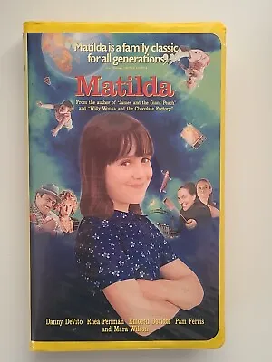 Matilda (VHS) Mara Wilson Danny DeVito Rhea Perlman Roald Dahl Jersey Films • $10