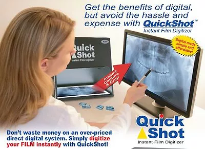 QuickShot QS-330 Instant X-Ray Film Digitizer / Scanner. X-ray Film To Digital. • $859