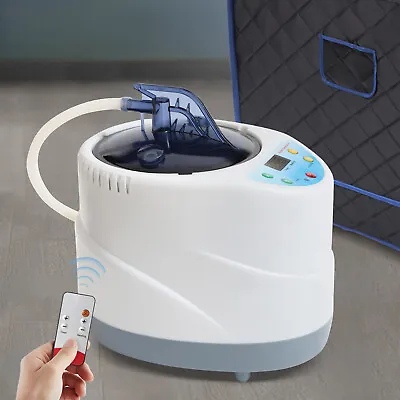 Sauna Steamer Home Shower Salon Spa Steam Generator Portable W/Remote Control • $74