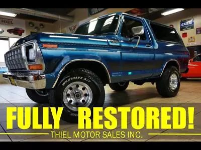 1979 Ford Bronco Custom 4X4 - FULLY RESTORED! • $777