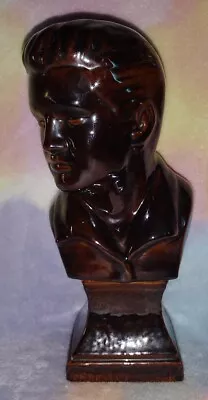 Elvis Presley Bronze Ceramic Bust Figurine Sculpture 10.5  • $25