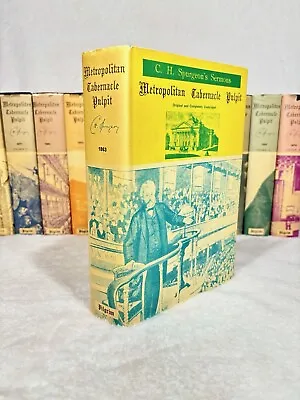 CH Spurgeon Metropolitan Tabernacle Pulpit 1863 Volume 9  (1969) HC/DJ Book • $75